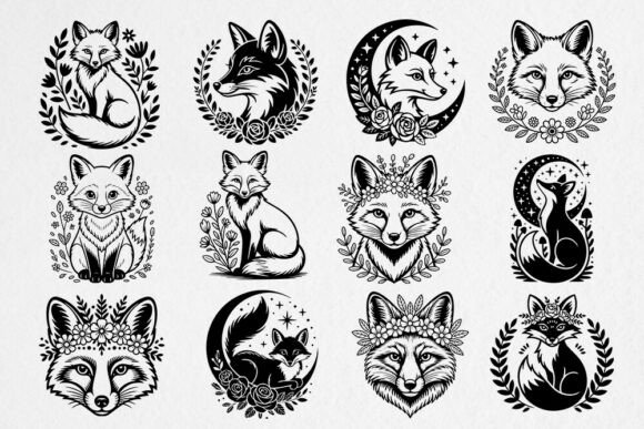 Fox Floral SVG Bundle Review