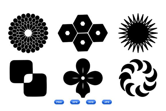 Geometric Floral SVG Collection