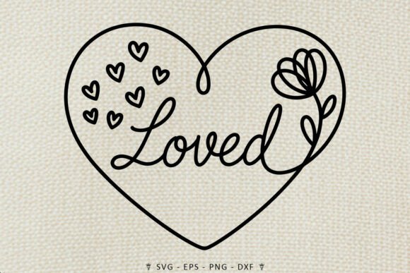 Loved Heart Floral SVG Review