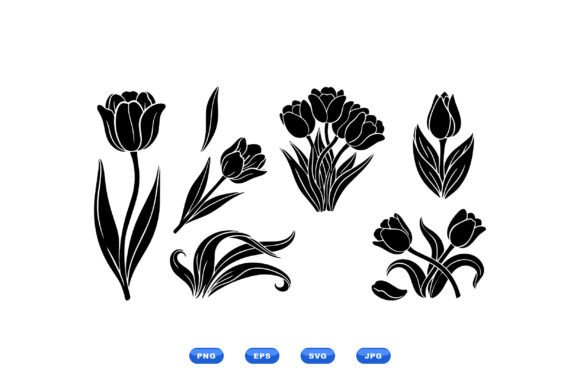 Tulip Floral SVG Collection